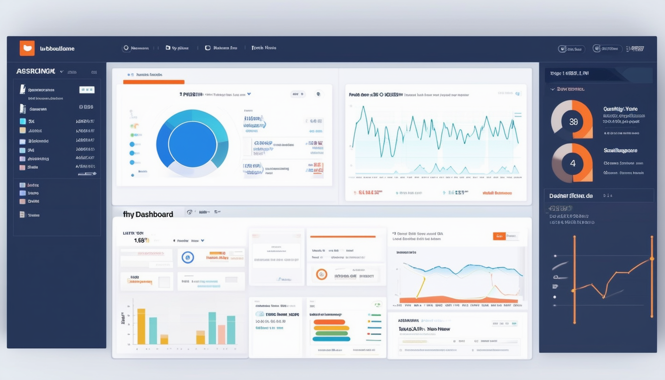 A dynamic dashboard showcasing multiple integrated